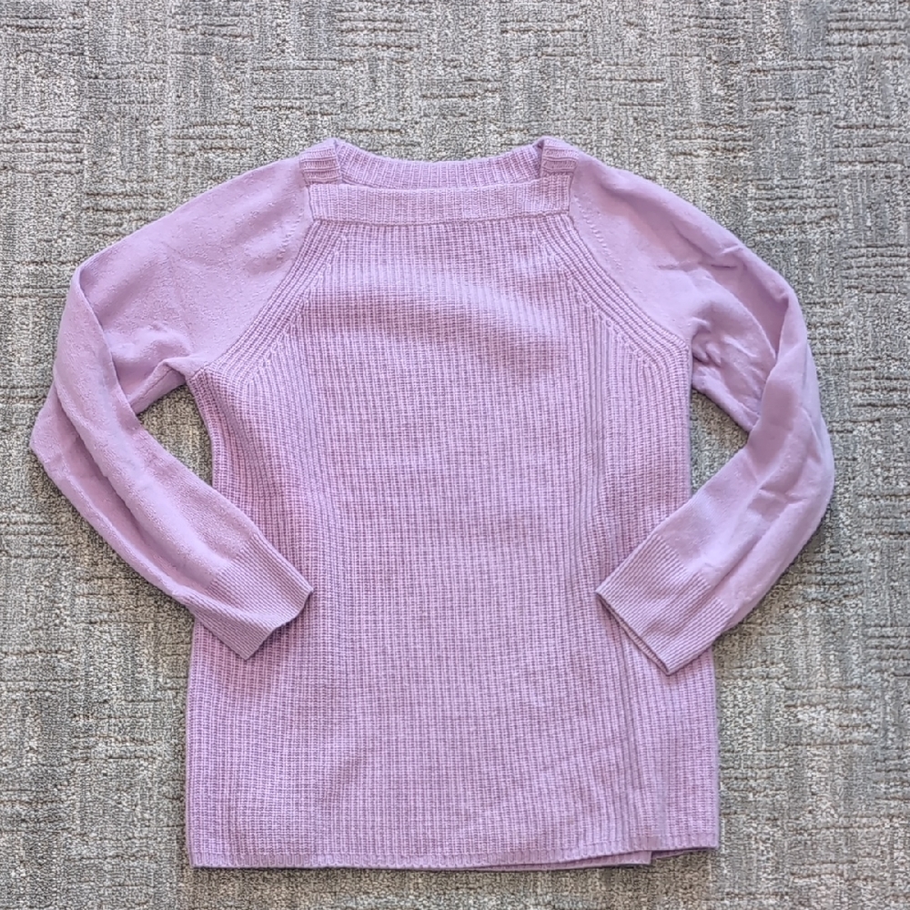 Lilac J. Crew Cashmere Sweater